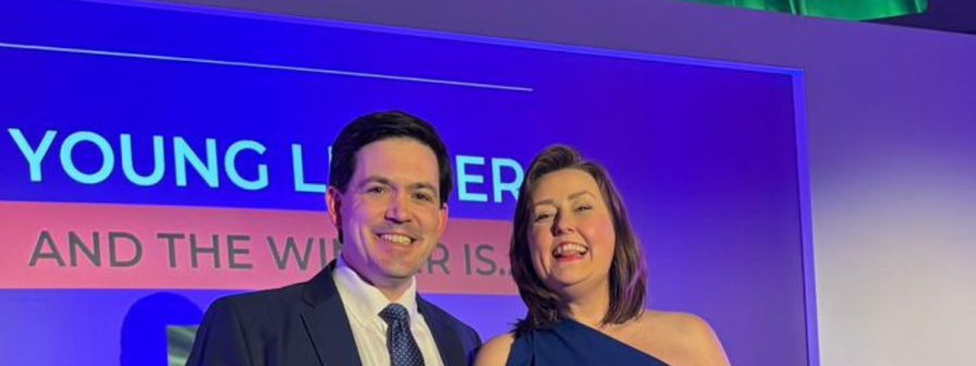 Kate Hutchinson wins Young Leader at the Yorkshire Leadership Awards 2026